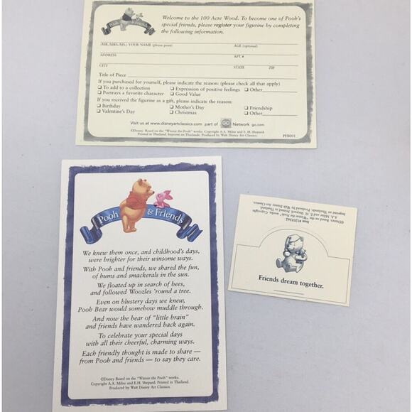 Pooh & Friends Figurine Friends Dream Together New in Box Retired Style 1203362 - Picture 3 of 8